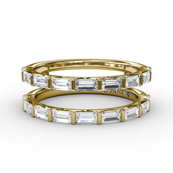 Baguette Cut Diamond Insert Ring  Castle Couture Fine Jewelry Manalapan, NJ