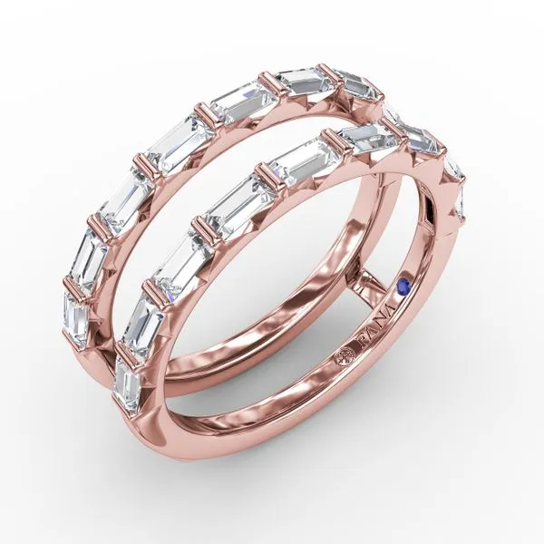 Baguette Cut Diamond Insert Ring  Image 2 The Diamond Center Claremont, CA