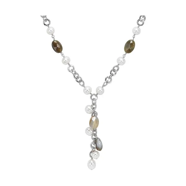 Silver & Pearl Necklace Pfaff Jewelers Grandville, MI