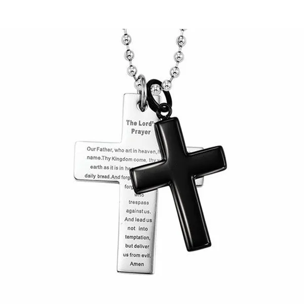 Steel Cross Fash Pend Castle Couture Fine Jewelry Manalapan, NJ