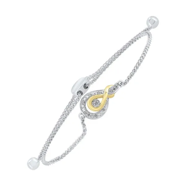Gold Silver White Yellow Diamond 1/20Ctw Bracelet Pfaff Jewelers Grandville, MI