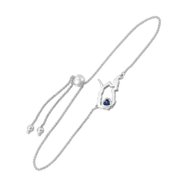 Silver Sapphire 1/8Ctw Bracelet Woelk's House of Diamonds Russell, KS