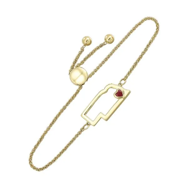 10Kt Yellow Gold Ruby 1/7Ctw Bracelet Pfaff Jewelers Grandville, MI