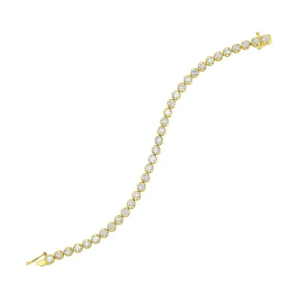 14Kt Yellow Gold Diamond 6 5/6Ctw Bracelet Jim's Jewelers Tyler, TX