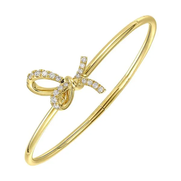 14Kt Yellow Gold Diamond 1/2Ctw Bangle Valentine's Fine Jewelry Dallas, PA