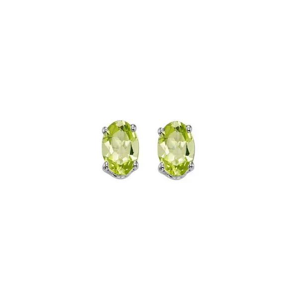 14Kt White Gold & Peridot 1/2Ctw Earring Pfaff Jewelers Grandville, MI