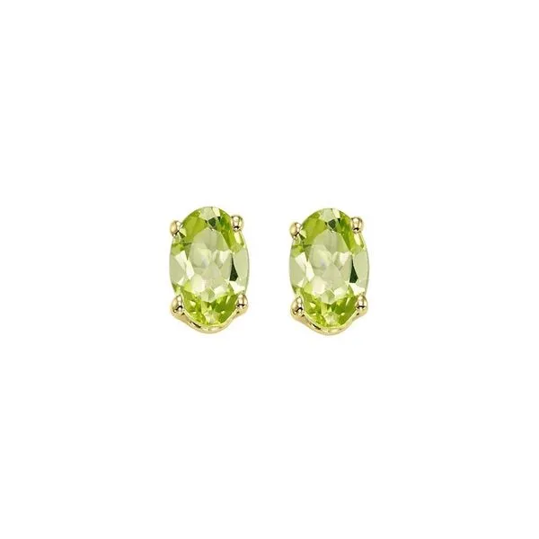 14Kt Yellow Gold Peridot 1Ctw Earring Pfaff Jewelers Grandville, MI