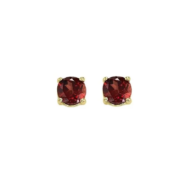 14Kt Yellow Gold & Garnet 7/8Ctw Earring Pfaff Jewelers Grandville, MI