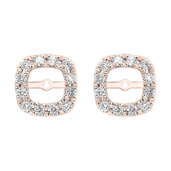 14Kt Rose Gold Diamond 1/5Ctw Earring Pfaff Jewelers Grandville, MI