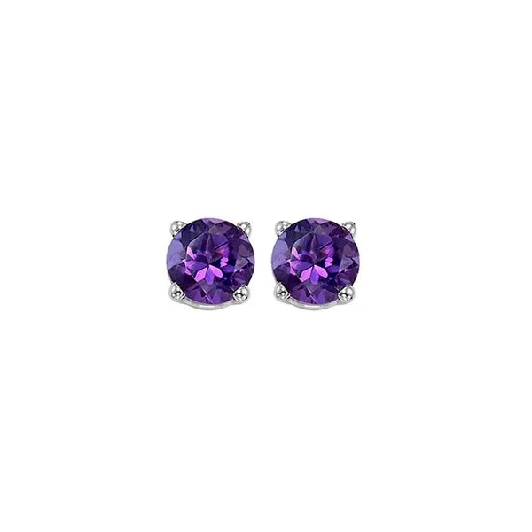 14Kt White Gold & Amethyst 1Ctw Earring Pfaff Jewelers Grandville, MI