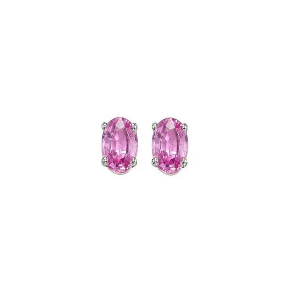 14Kt White Gold & Pink Sapphire 1/2Ctw Earring Pfaff Jewelers Grandville, MI