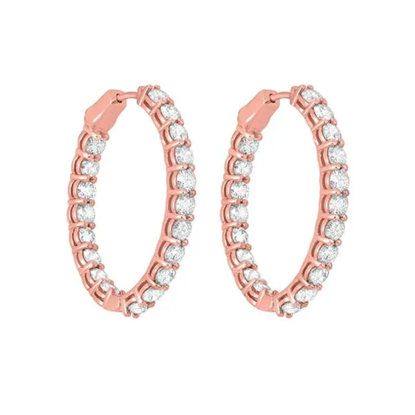 14Kt Rose Gold Diamond 7Ctw Earring Pfaff Jewelers Grandville, MI