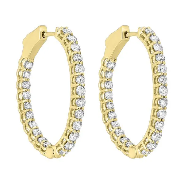 14Kt Yellow Gold Diamond 2Ctw Earring Pfaff Jewelers Grandville, MI