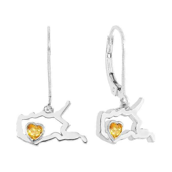 Silver Citrine 1/3Ctw Earring Pfaff Jewelers Grandville, MI
