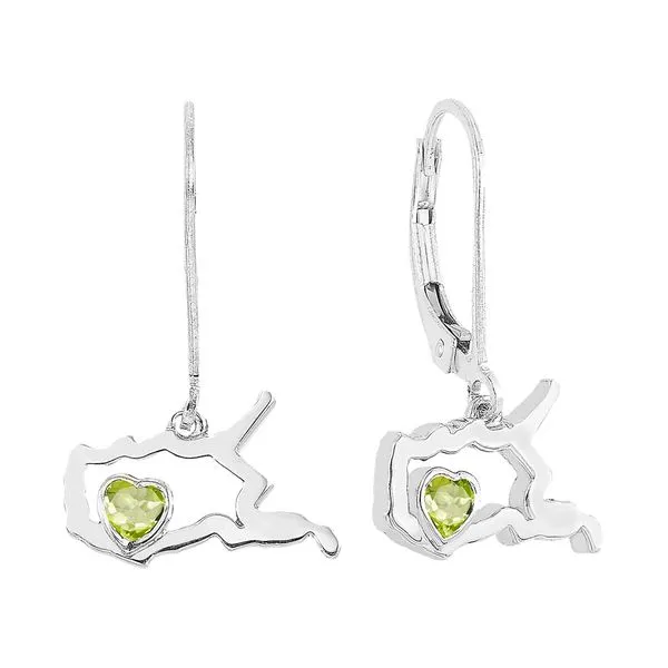 Silver Peridot 1/3Ctw Earring Pfaff Jewelers Grandville, MI