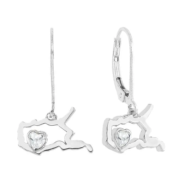 Silver Sapphire 1/3Ctw Earring Pfaff Jewelers Grandville, MI