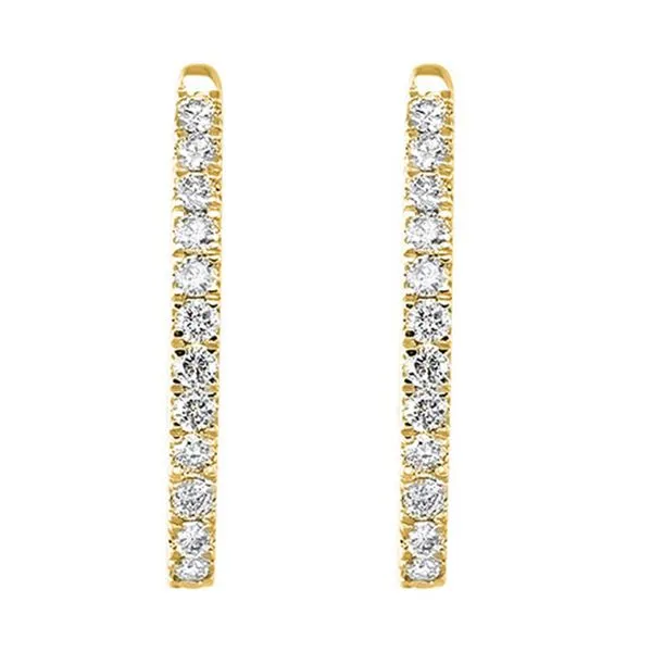 14Kt Yellow Gold Diamond 1/2Ctw Earring Pfaff Jewelers Grandville, MI