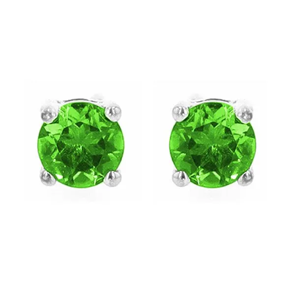 Silver Created-Emerald 5/8Ctw Earring Pfaff Jewelers Grandville, MI