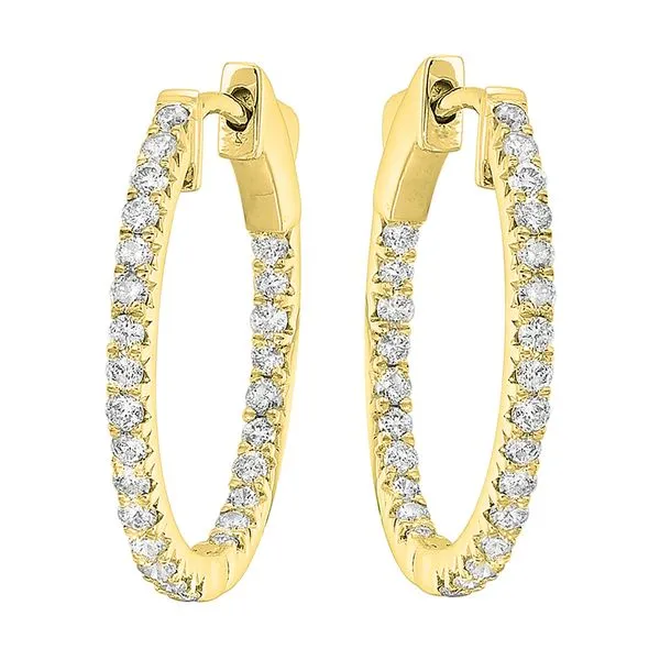 14kt Yellow Gold Diamond 1Ctw Earring Pfaff Jewelers Grandville, MI