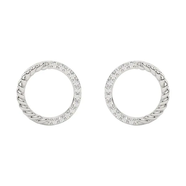 14Kt White Gold Diamond 1/20Ctw Earring SIERRA MOON Auburn, CA
