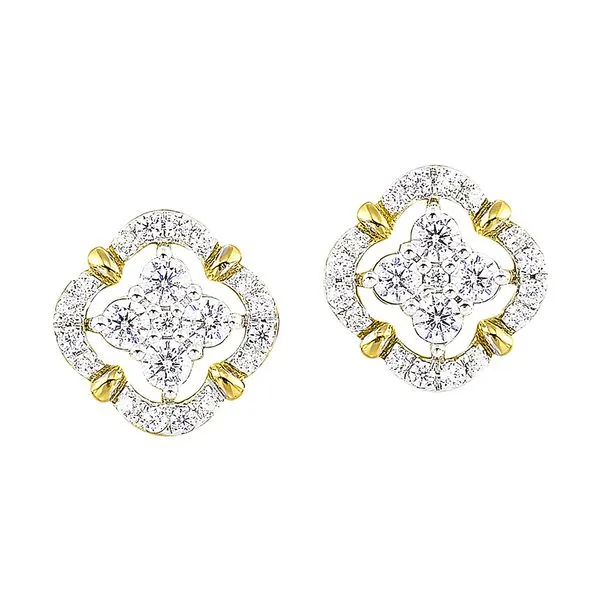 14Kt Yellow Gold Diamond 1/2Ctw Earring Jim's Jewelers Tyler, TX
