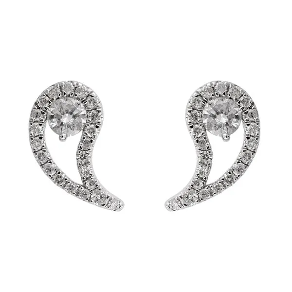 14Kt White Gold Diamond 1/5Ctw Earring Pfaff Jewelers Grandville, MI