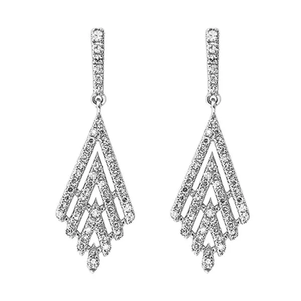14Kt White Gold Diamond 1/3Ctw Earring SIERRA MOON Auburn, CA