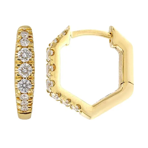 14Kt Yellow Gold Diamond 1/3Ctw Earring SIERRA MOON Auburn, CA