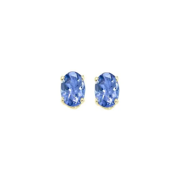 14Kt Yellow Gold & Tanzanite 3/4Ctw Earring Pfaff Jewelers Grandville, MI