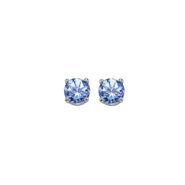 14Kt White Gold & Tanzanite 3/4Ctw Earring Pfaff Jewelers Grandville, MI