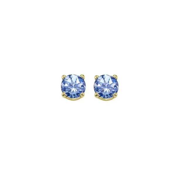 14Kt Yellow Gold & Tanzanite 3/4Ctw Earring Pfaff Jewelers Grandville, MI