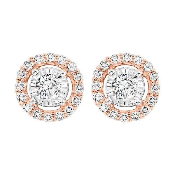 14Kt Rose Gold Diamond 1/2Ctw Earring Pfaff Jewelers Grandville, MI