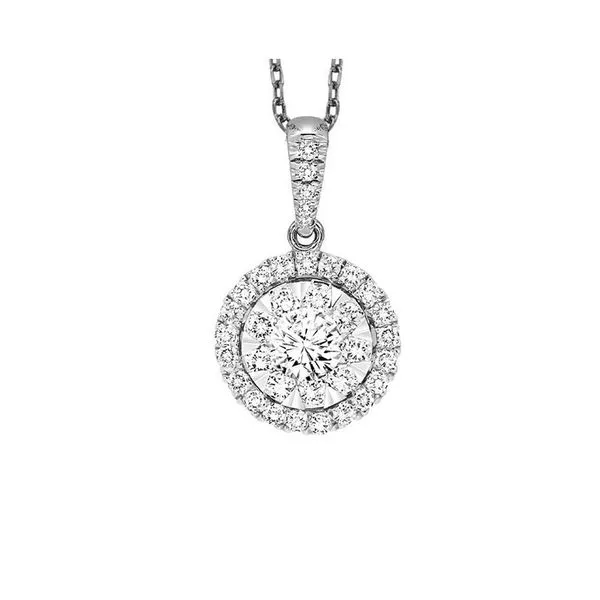 14Kt White Gold Diamond 1/3Ctw Pendant Pfaff Jewelers Grandville, MI