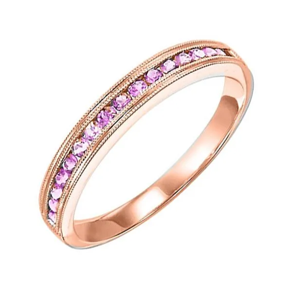 10Kt Rose Gold & Pink Sapphire 1/3Ctw Ring Pfaff Jewelers Grandville, MI