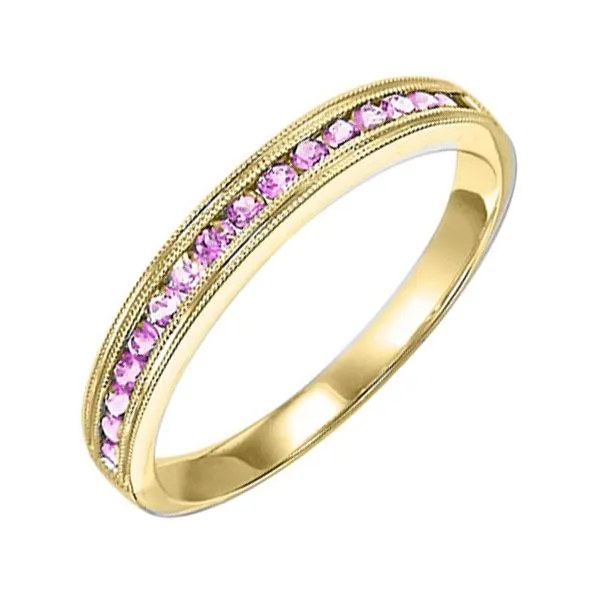 10Kt Yellow Gold & Pink Sapphire 1/3Ctw Ring Pfaff Jewelers Grandville, MI