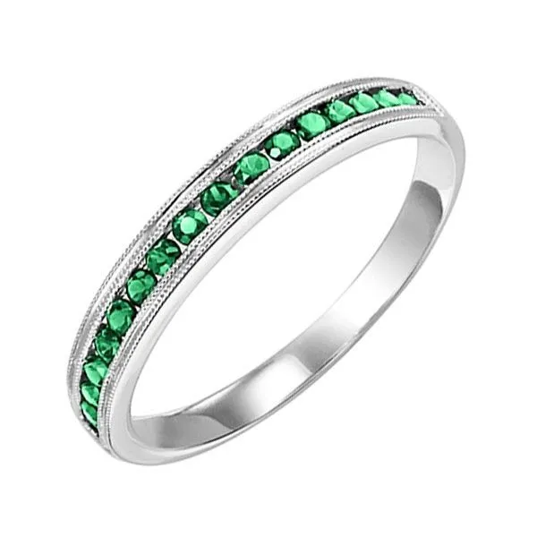 10Kt White Gold & Emerald 1/3Ctw Ring Pfaff Jewelers Grandville, MI