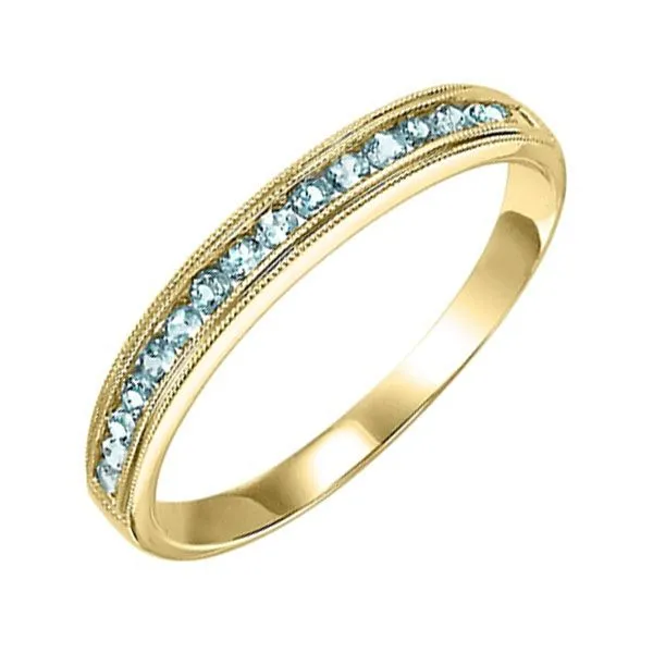 10Kt Yellow Gold & Blue Topaz 1/3Ctw Ring Pfaff Jewelers Grandville, MI