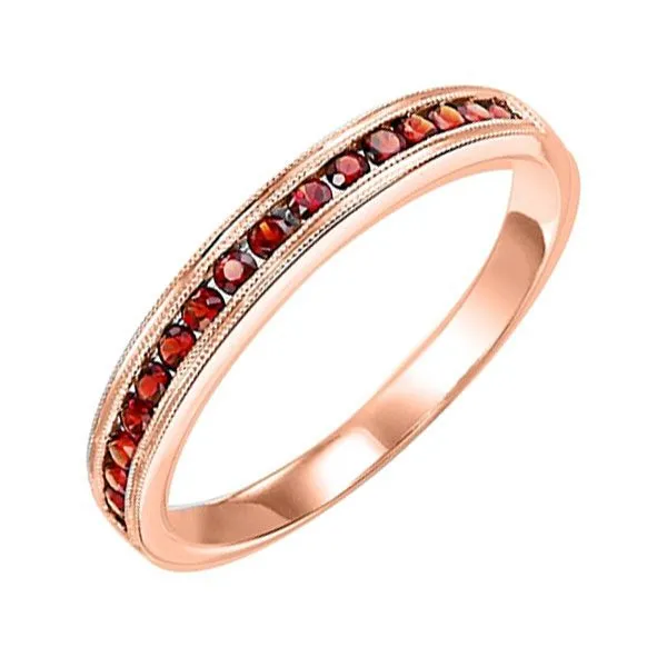 10Kt Rose Gold & Garnet 1/3Ctw Ring Pfaff Jewelers Grandville, MI