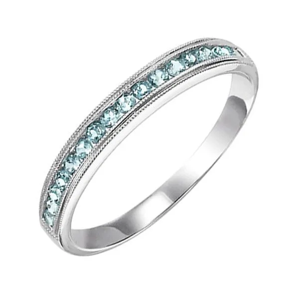 14Kt White Gold & Blue Topaz 1/3Ctw Ring Pfaff Jewelers Grandville, MI