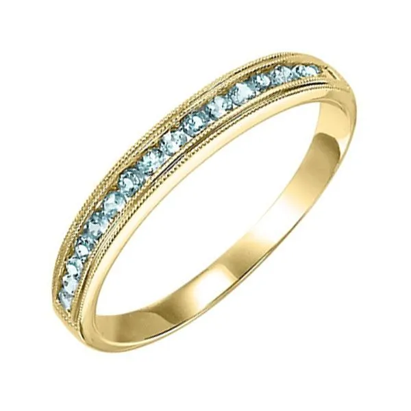 14Kt Yellow Gold & Blue Topaz 1/3Ctw Ring Pfaff Jewelers Grandville, MI