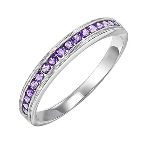 14Kt White Gold & Amethyst 1/3Ctw Ring Pfaff Jewelers Grandville, MI