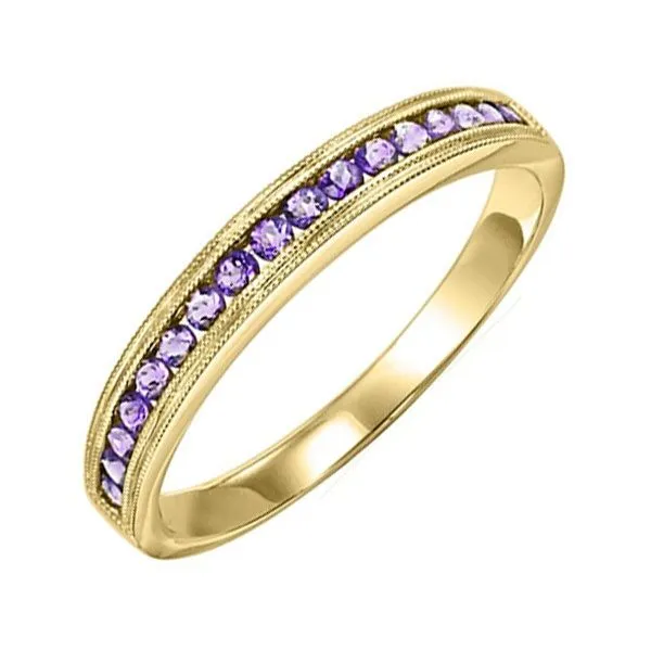 14Kt Yellow Gold & Amethyst 1/3Ctw Ring Pfaff Jewelers Grandville, MI