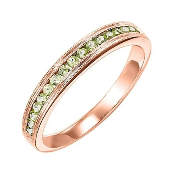 14Kt Rose Gold & Peridot 1/3Ctw Ring Pfaff Jewelers Grandville, MI