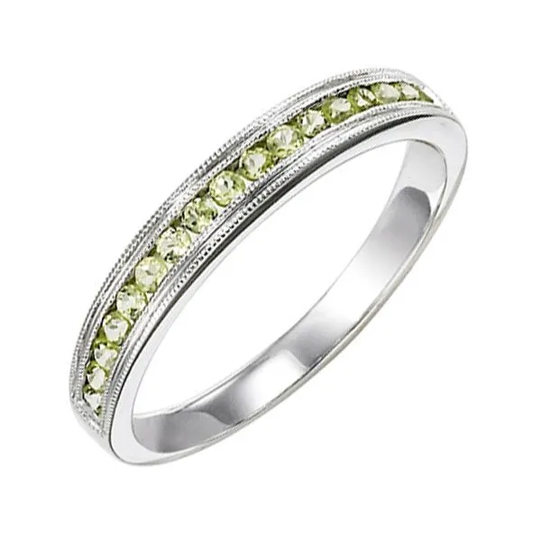 14Kt White Gold & Peridot 1/3Ctw Ring Pfaff Jewelers Grandville, MI
