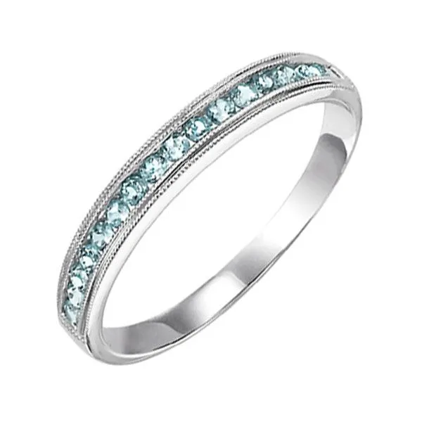 14Kt White Gold & Aquamarine 1/3Ctw Ring Pfaff Jewelers Grandville, MI