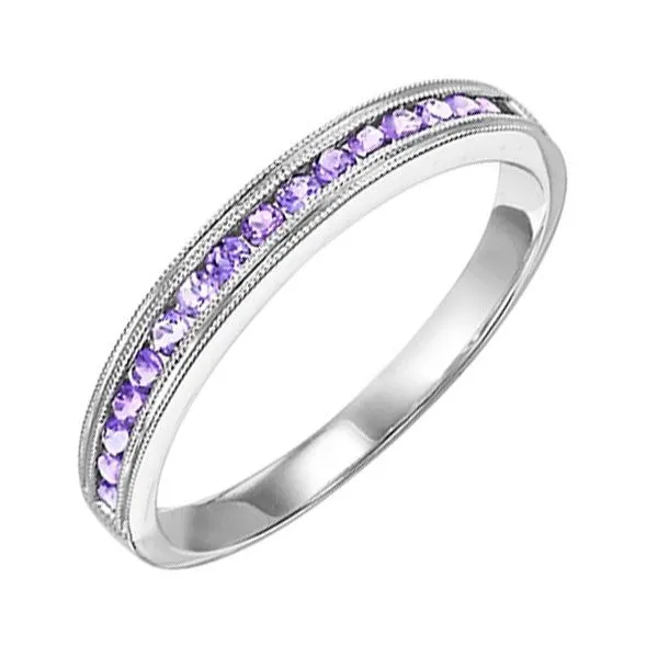 14Kt White Gold & Syn Alexandrite 1/3Ctw Ring Pfaff Jewelers Grandville, MI