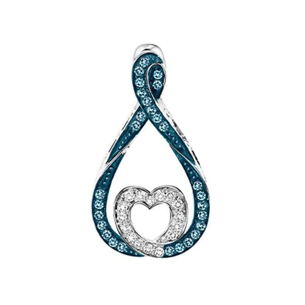 Silver Diamond 1/4Ctw Pendant Pfaff Jewelers Grandville, MI