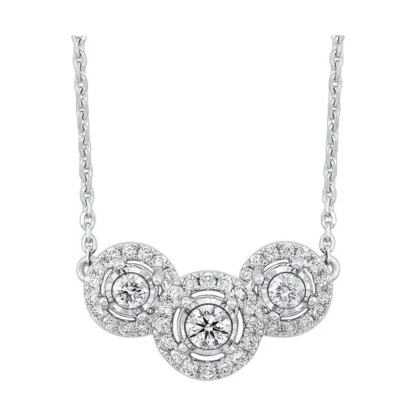 14Kt White Gold Diamond 1 1/2Ctw Necklace Pfaff Jewelers Grandville, MI