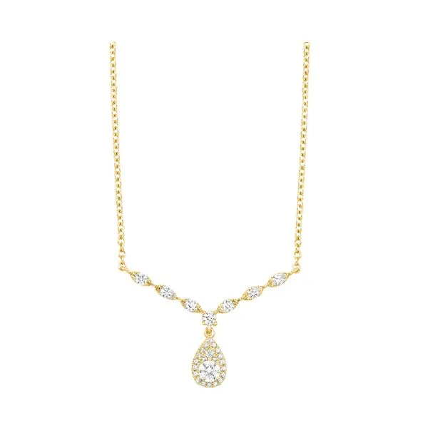 14Kt Yellow Gold Diamond 5/8Ctw Necklace Pfaff Jewelers Grandville, MI