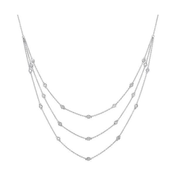 14Kt White Gold Diamond 3/4Ctw Necklace Pfaff Jewelers Grandville, MI